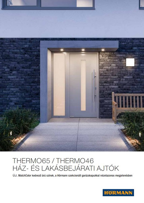 Hörmann Thermo65 és Thermo46 ház- és lakásbejárati ajtók