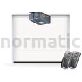 2500x 2125 mm Hörmann RenoMatic szekcionált garázskapu | Planar felület | L-bordás mintázat | CH9016 fehér Matt deluxe szín | ProLift meghajtás 2500x 2125 mm Hörmann RenoMatic szekcionált garázskapu | Planar felület | L-bordás mintázat | CH9016 fehér Matt deluxe szín | ProLift meghajtás