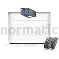 2750 x 2125 mm Hörmann RenoMatic szekcionált garázskapu | Planar felület | L-bordás mintázat | CH9016 fehér Matt deluxe szín | ProLift meghajtás 2750 x 2125 mm Hörmann RenoMatic szekcionált garázskapu | Planar felület | L-bordás mintázat | CH9016 fehér Matt deluxe szín | ProLift meghajtás