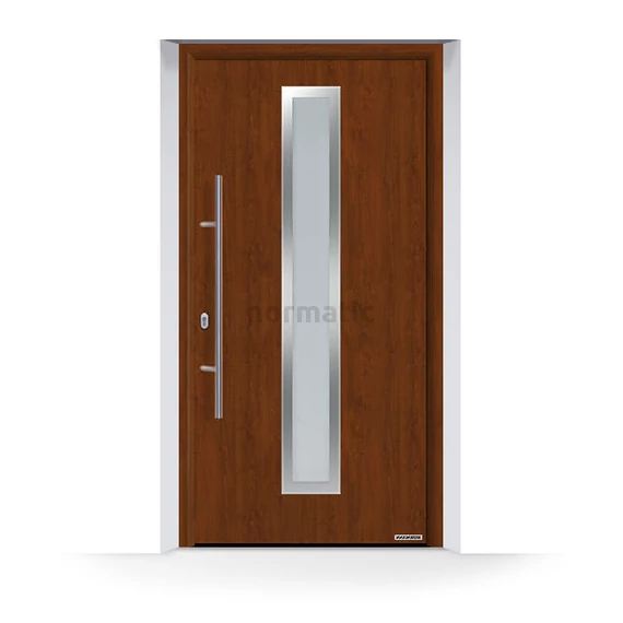 Hörmann Thermo65 700A bejárati ajtó | Dark Oak