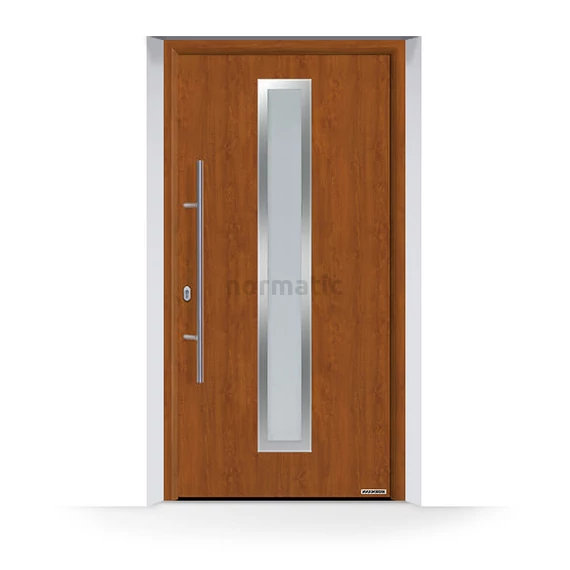 Hörmann Thermo65 700A bejárati ajtó | Golden Oak